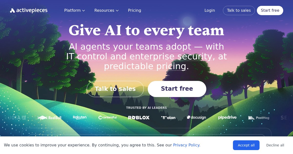 Activepieces: Friendly open-source all-in-one automation tool