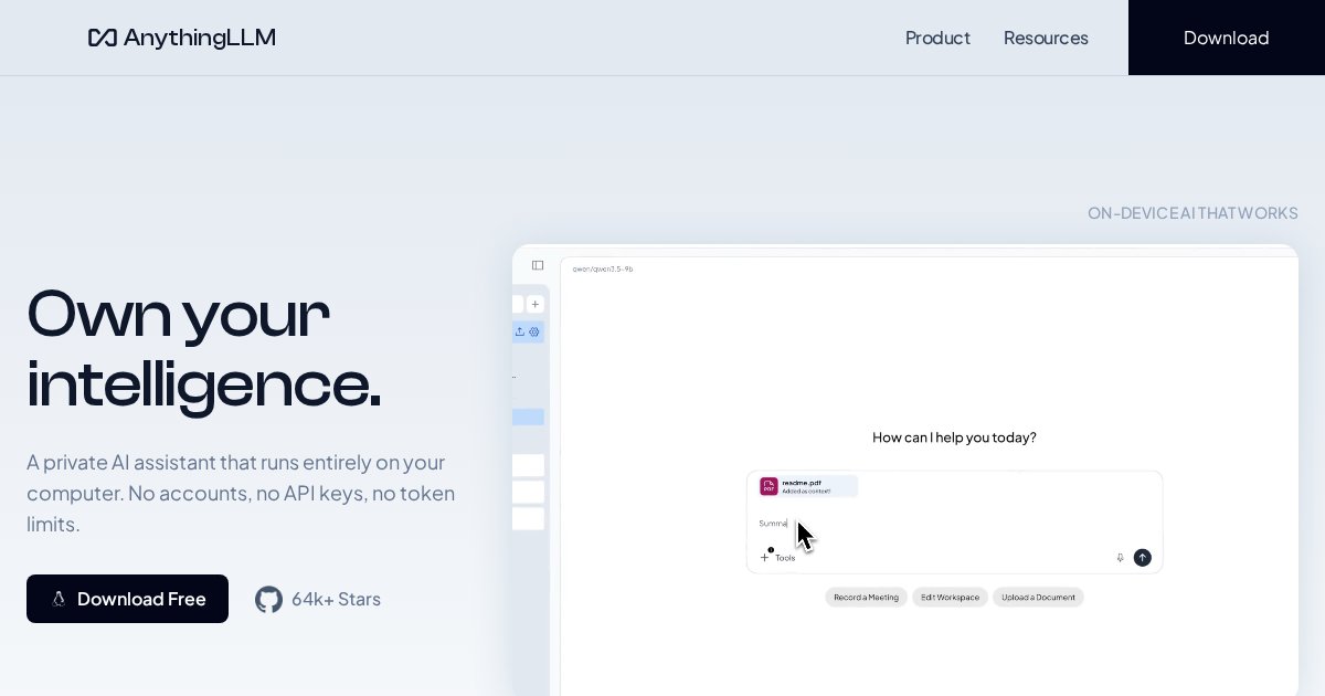 AnythingLLM: Chat With Your Own Documents