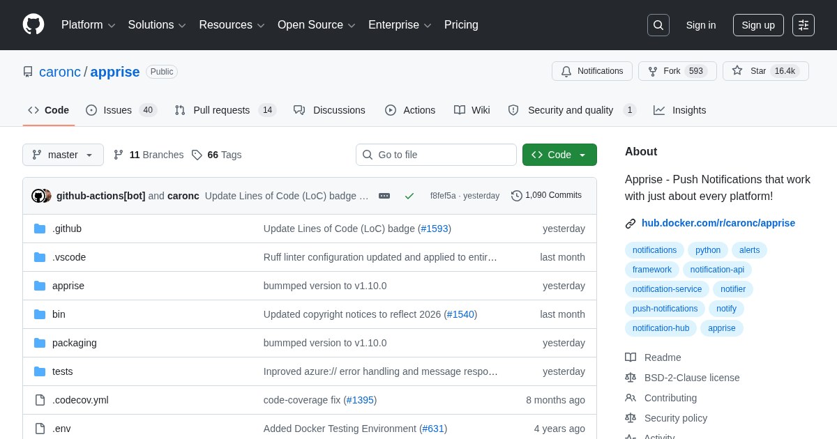 Apprise: Push notifications that work with just about every