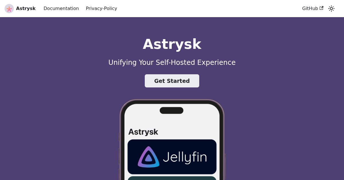Astrysk: Unified management for self-hosted applications