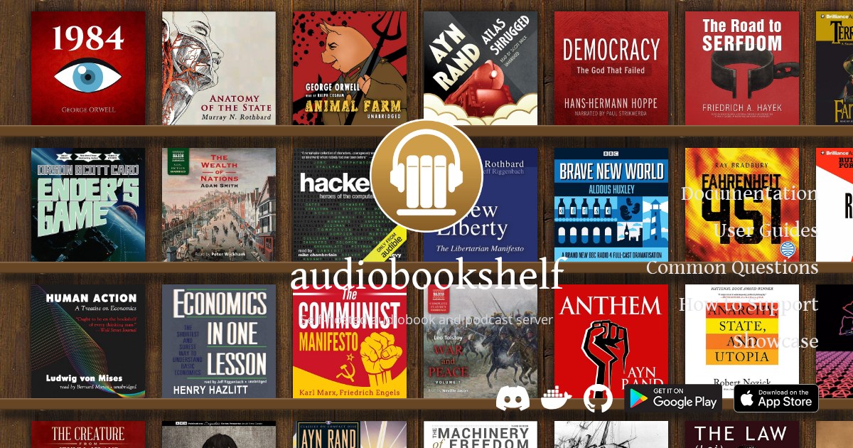 Audiobookshelf: Audiobook and Podcast Server