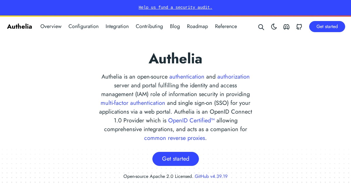Authelia: Lightweight Authentication and SSO Gateway