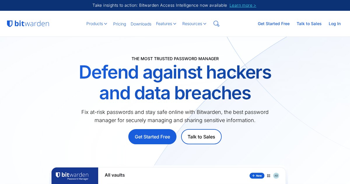 Bitwarden: Official Self-Hosted Password Manager