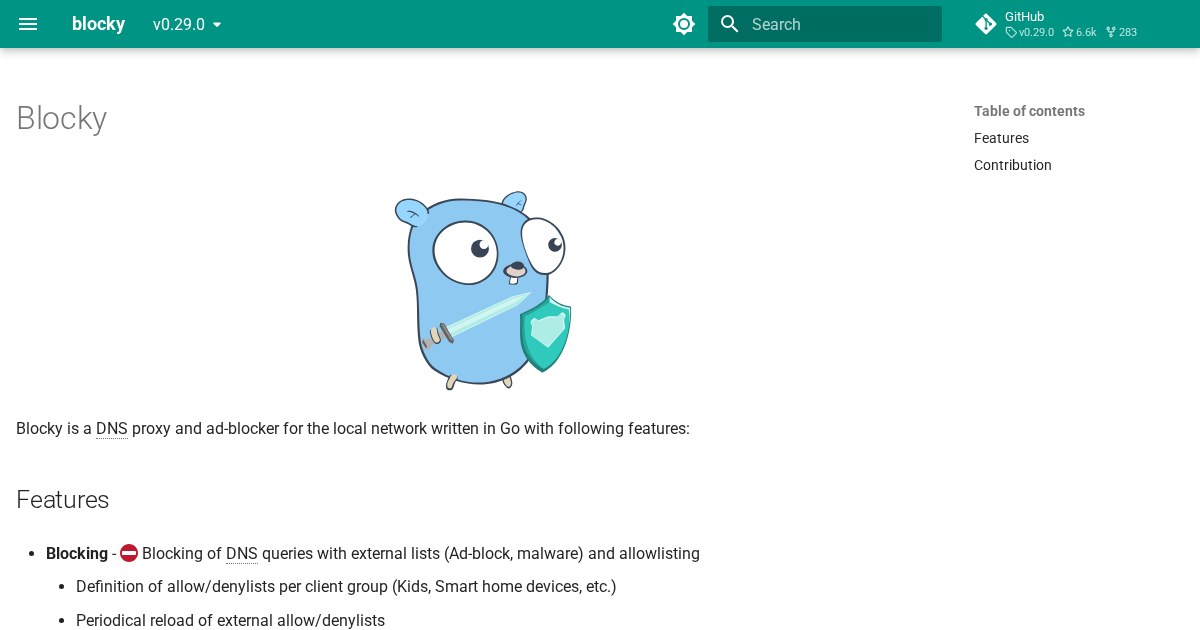 Blocky: DNS proxy and ad-blocker for local networks
