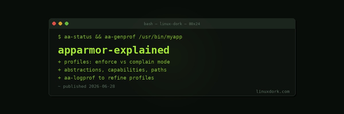 AppArmor Explained
