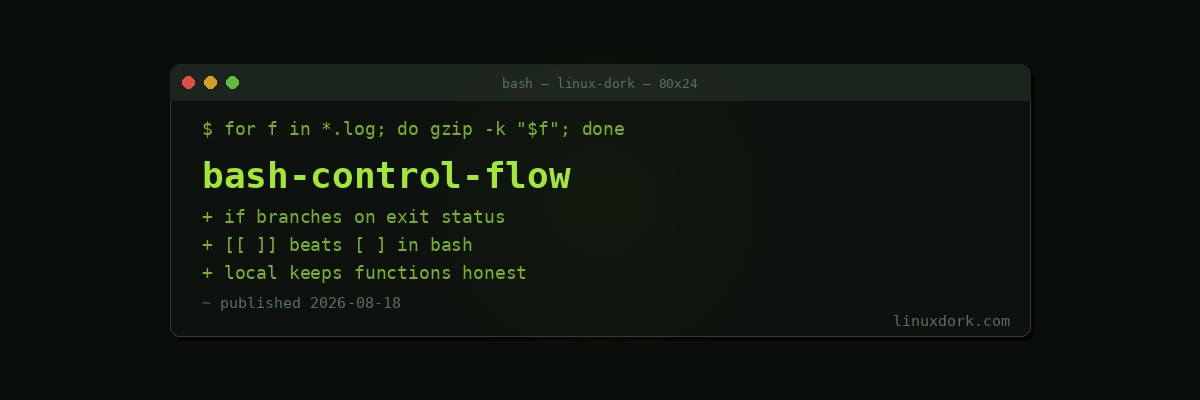 Bash Scripting Part 2: Conditionals, Loops, and Functions