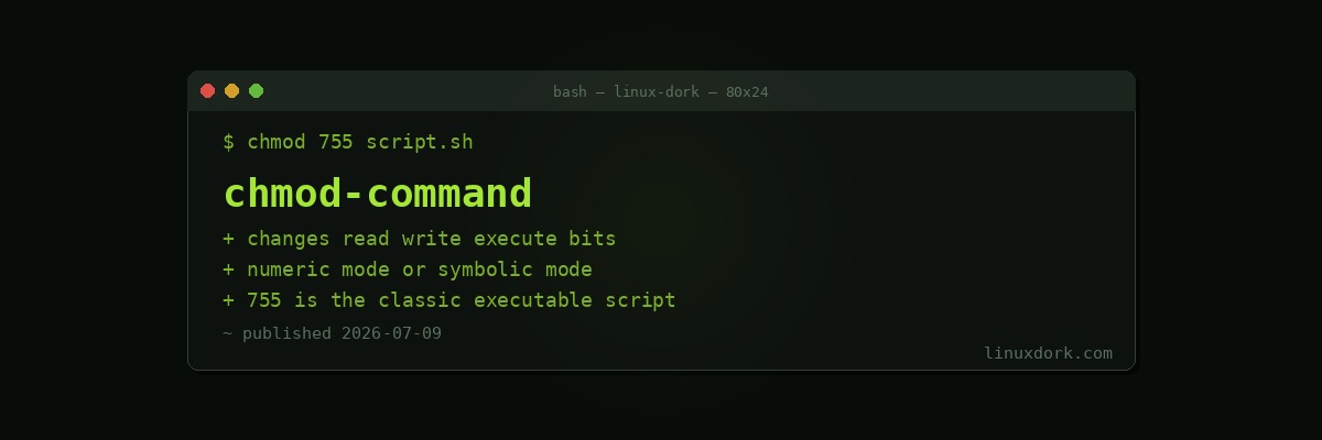 chmod Command Explained