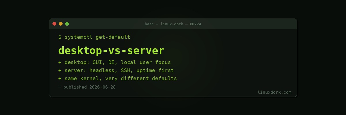 Linux Desktop vs Linux Server: What Is the Difference?