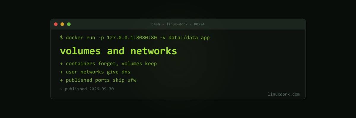Docker Volumes, Bind Mounts, and Networks Explained