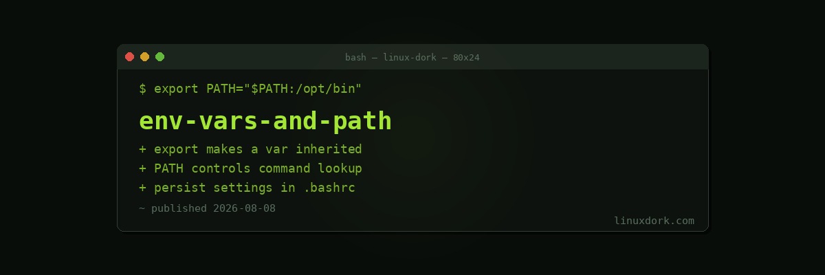 Environment Variables and PATH Explained