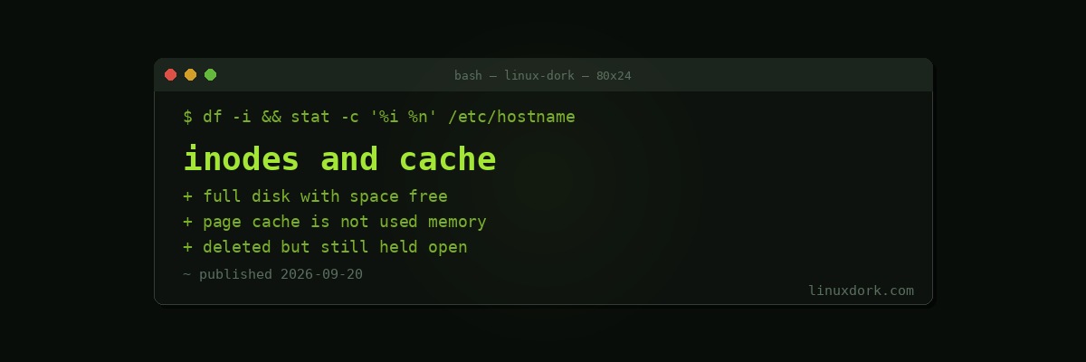 Inodes, Dentries and the Page Cache: What Happens When You Open a File