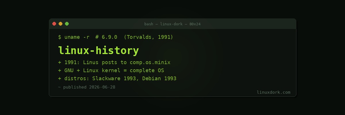 Linux History