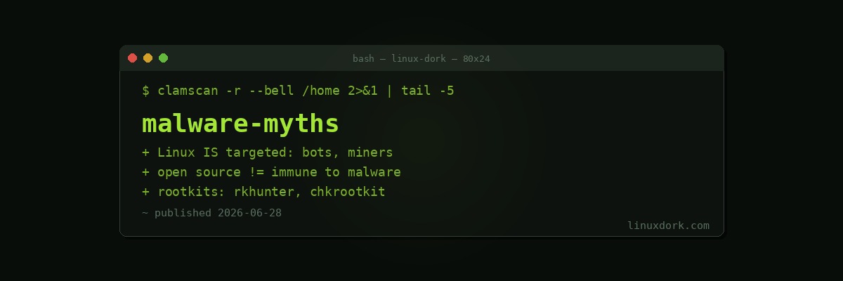 Linux Malware Myths