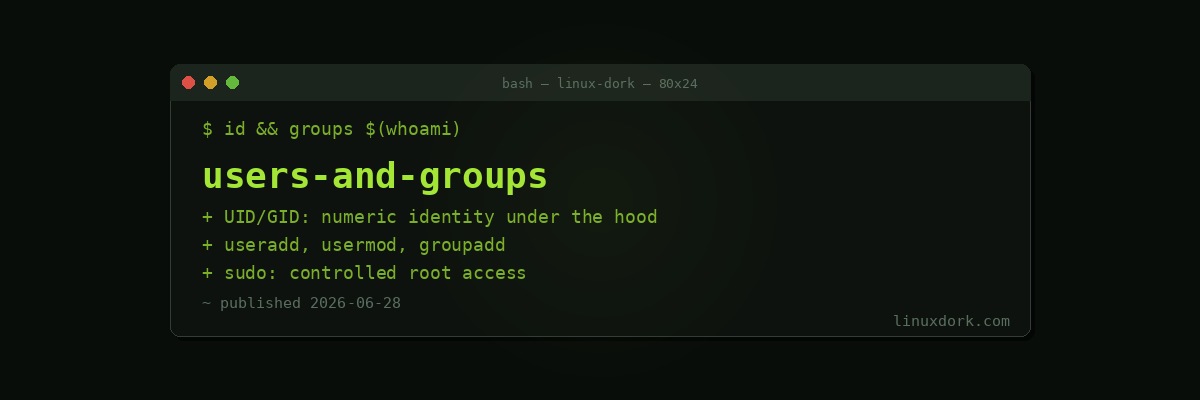 Linux Users, Groups, and Ownership Explained