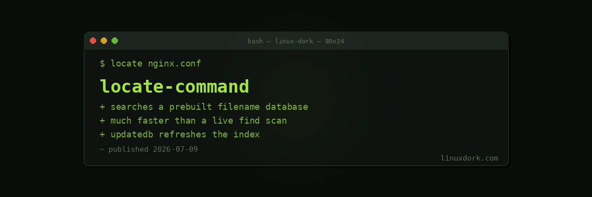 locate Command Explained