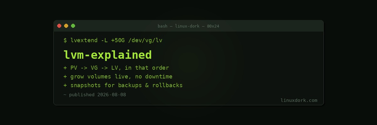 LVM (Logical Volume Manager) Explained