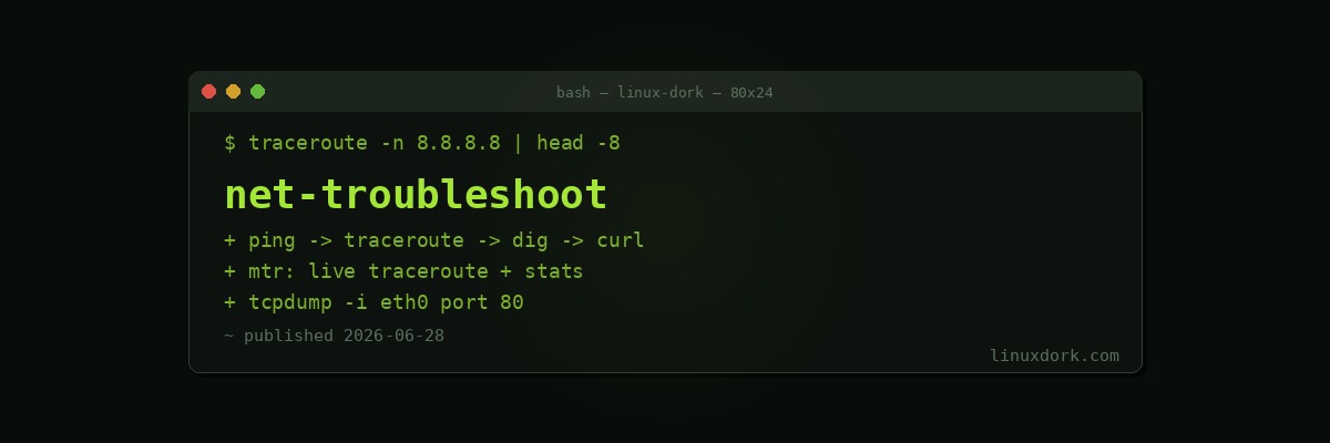Network Troubleshooting Commands
