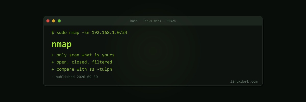 The nmap Command Explained: Scanning Your Own Network the Right Way