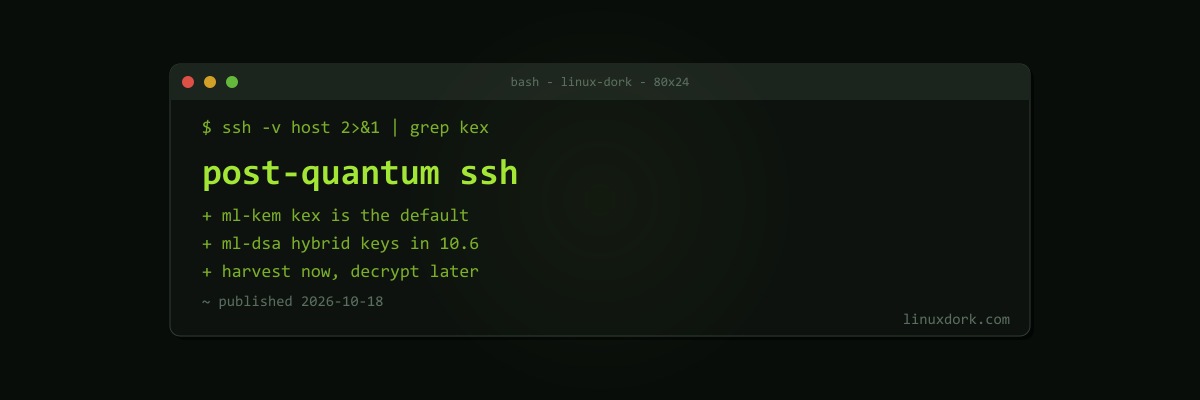 Post-Quantum SSH Explained: ML-KEM, ML-DSA, and What to Check on Your Servers