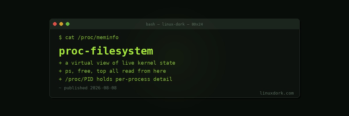 The /proc Filesystem Explained