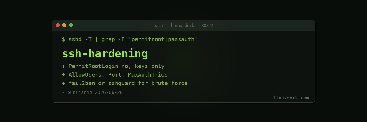 SSH Hardening Guide