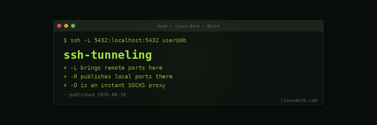SSH Tunneling Explained: Local, Remote, and Dynamic Port Forwarding