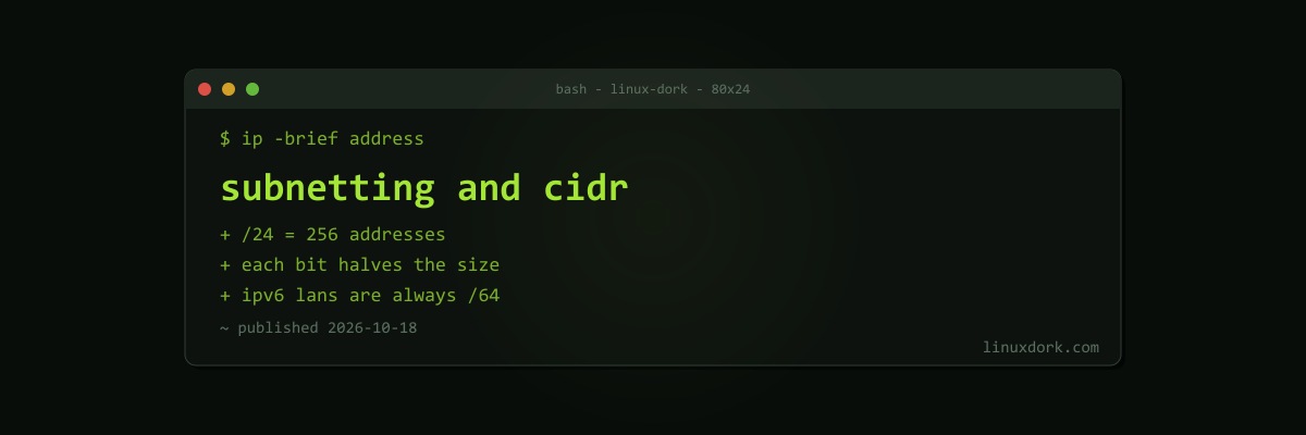 Subnetting and CIDR Explained: Prefixes, Masks, and Splitting Networks