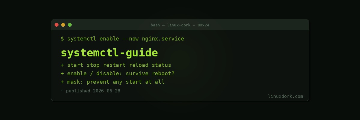 Managing Services with systemctl