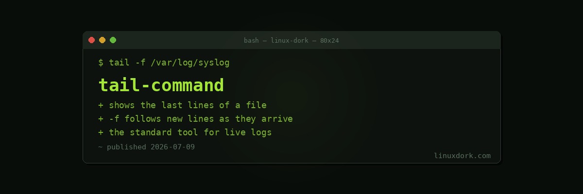 tail Command Explained