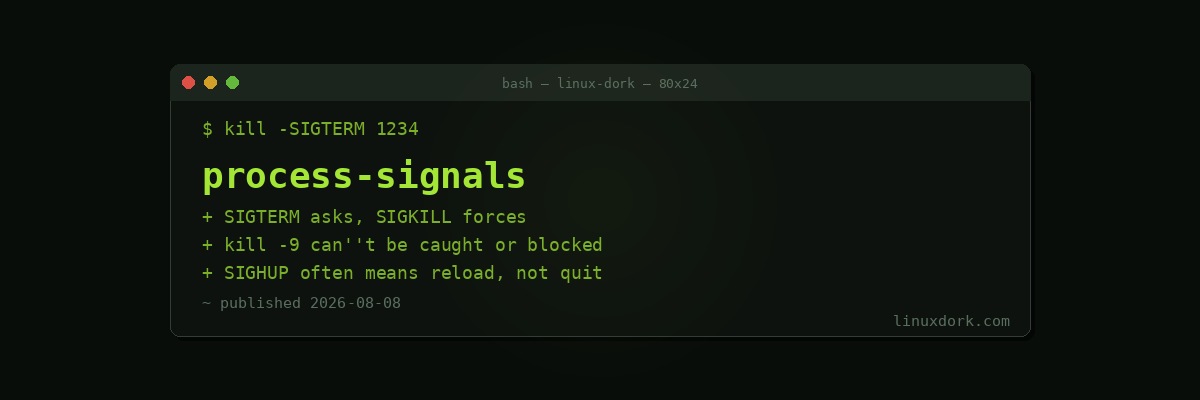 Understanding Process Signals on Linux