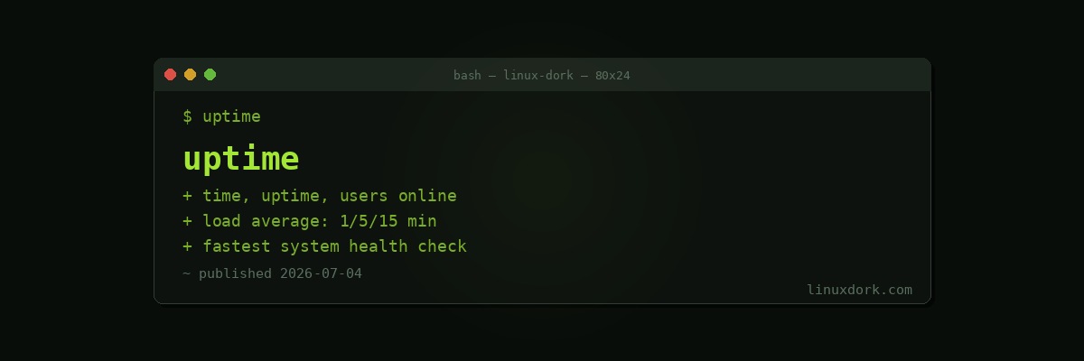 The uptime Command Explained