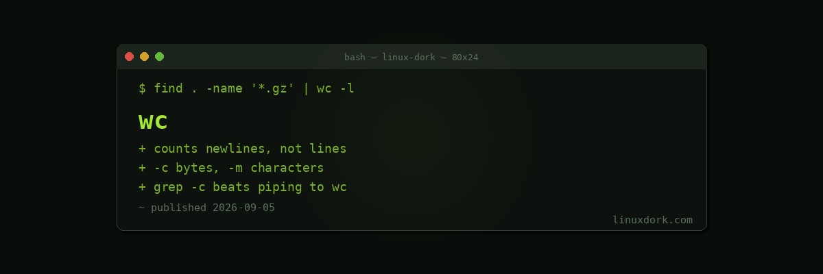 wc Command Explained: Counting Lines, Words, and Bytes