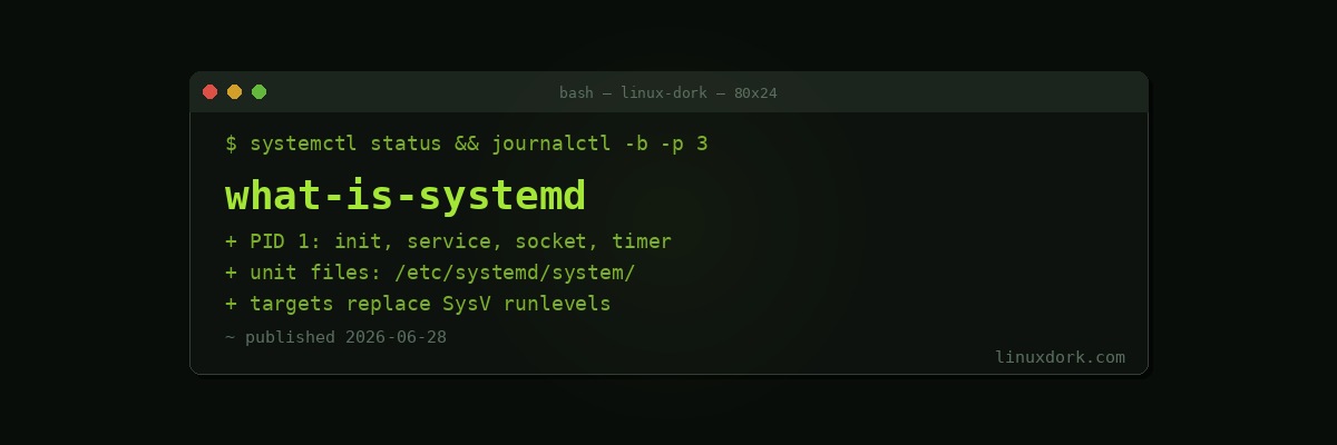 What Is systemd?