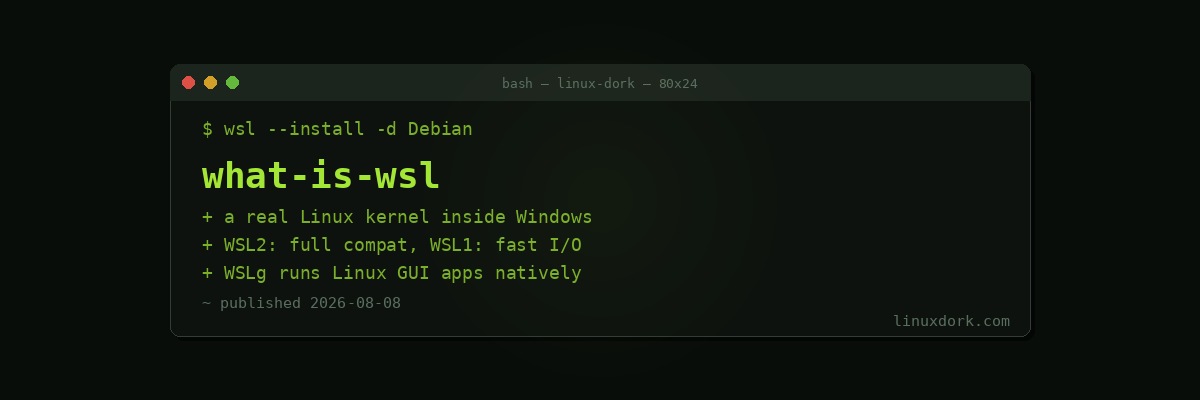 What Is WSL? Explained