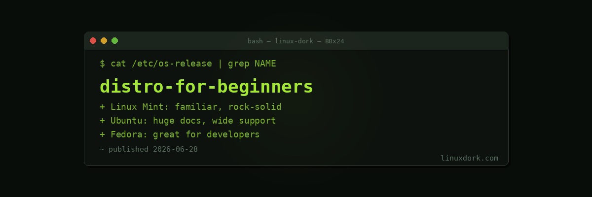 Which Linux Distro Should Beginners Choose?