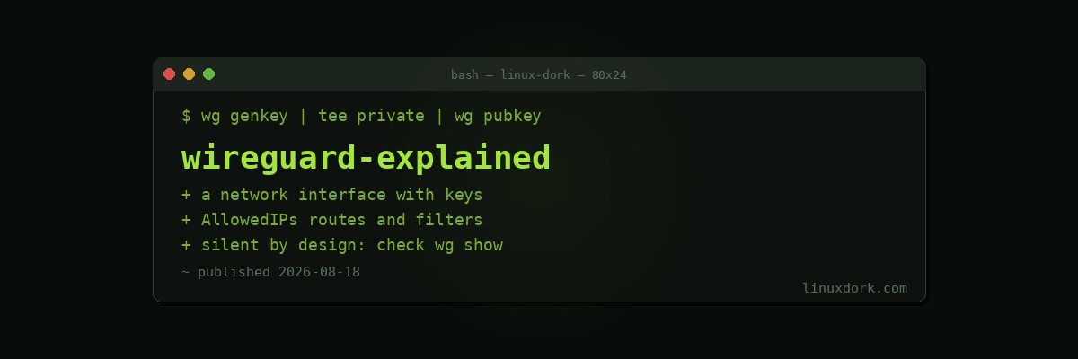 WireGuard Explained: The Modern Linux VPN