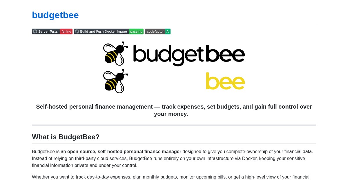 BudgetBee: Personal finance management system