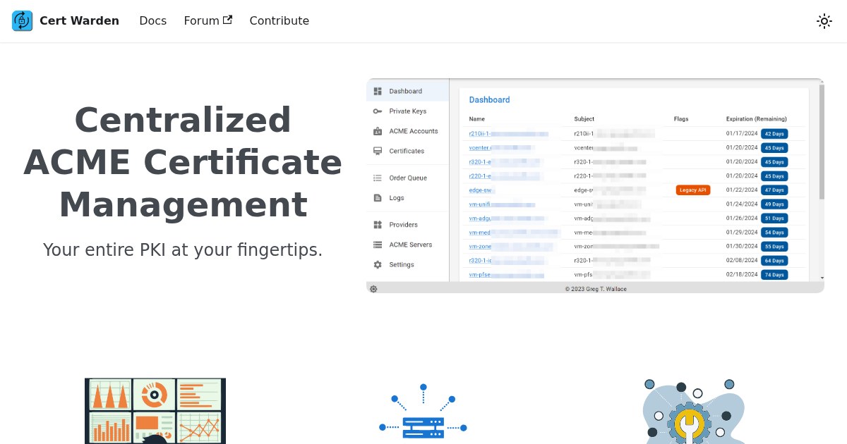 Cert Warden: Centralized certificate management for secure infrastructure