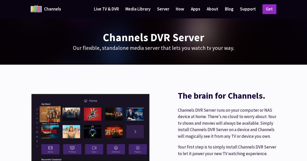 Channels DVR: Flexible, standalone media server that lets you