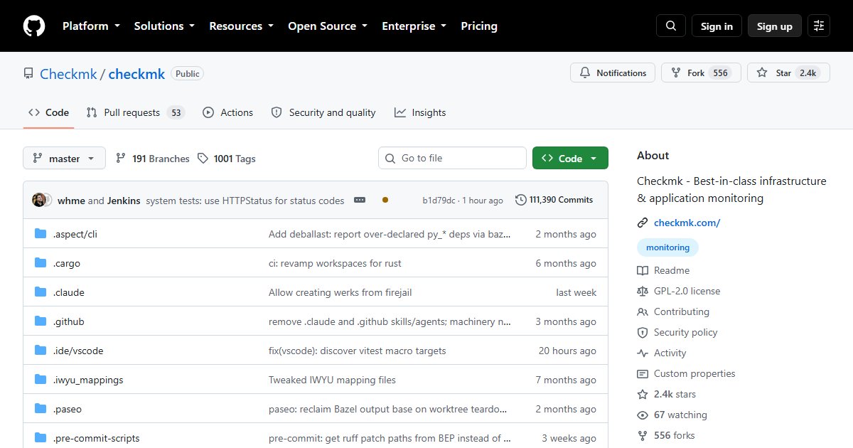 Checkmk: Scalable Infrastructure Monitoring With Auto-Discovery
