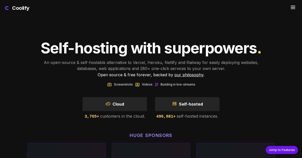 Coolify: Self-Hosted PaaS and Heroku Alternative