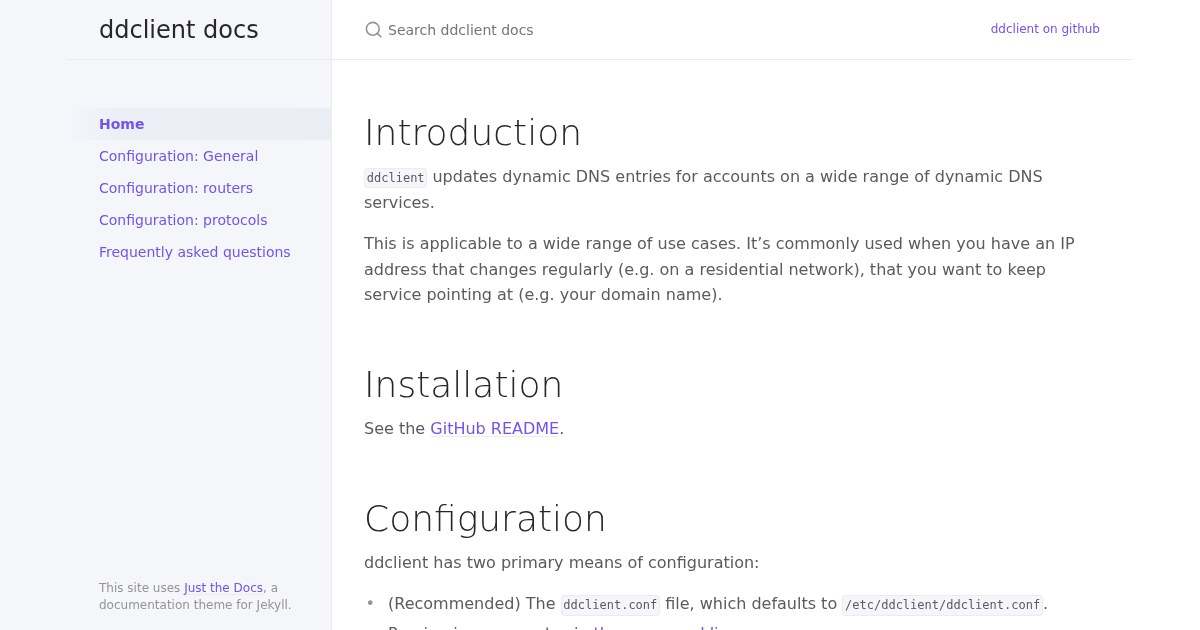 ddclient: Update dynamic DNS entries for accounts on a wide