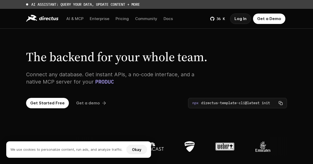Directus: Headless CMS for Any SQL Database