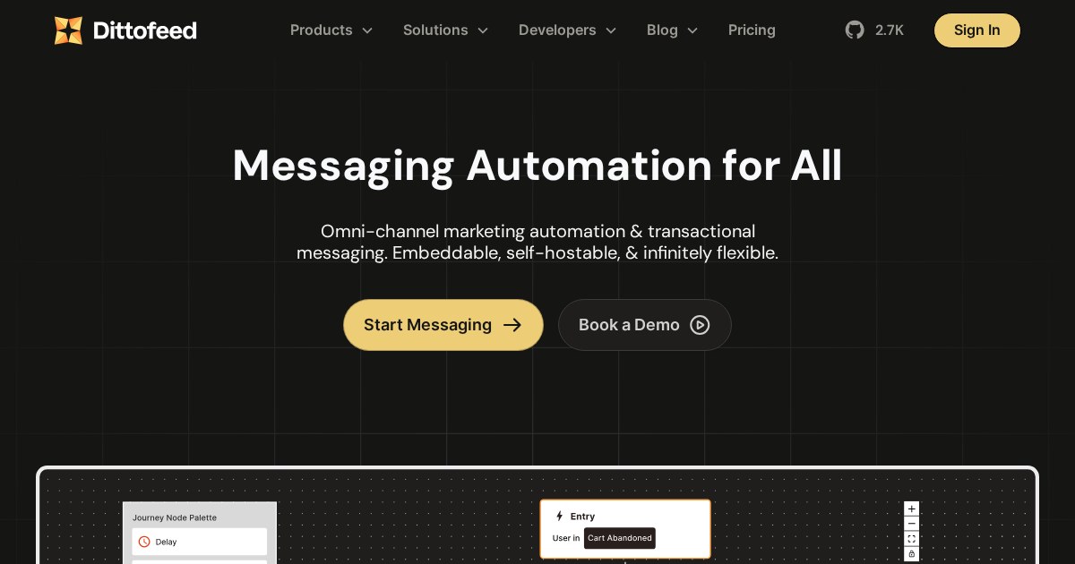 Dittofeed: Omni-channel customer engagement platform for messaging users across multiple channels