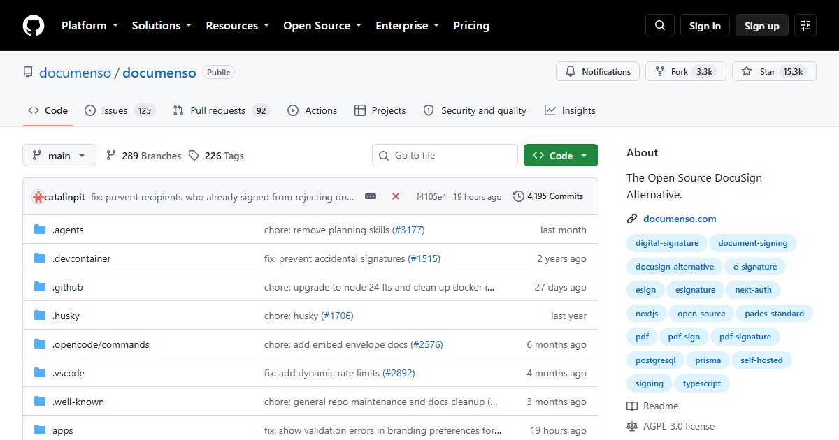 Documenso: An Open Source DocuSign Alternative