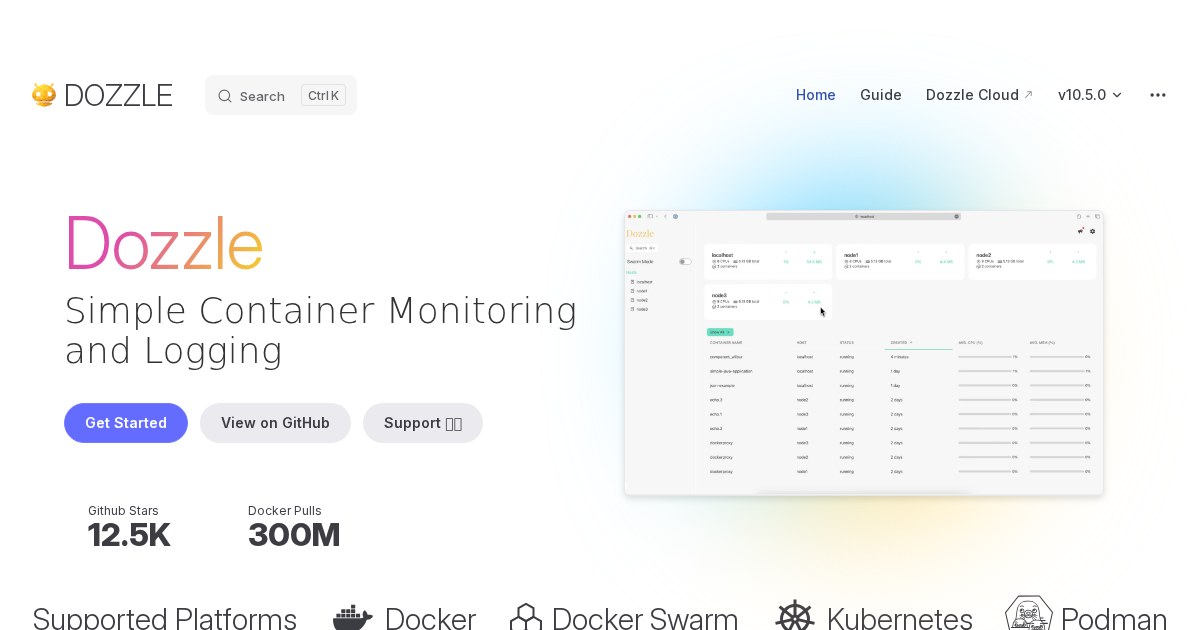 Dozzle: Real-time log viewer for Docker containers