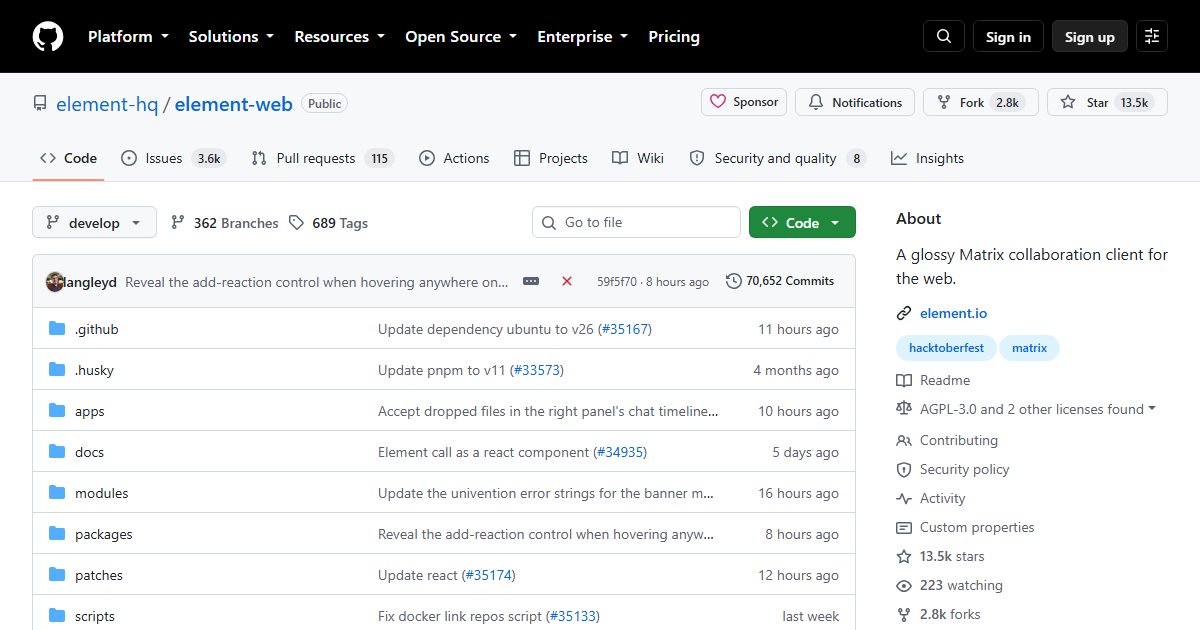 Element: The Flagship Matrix Client You Can Self-Host