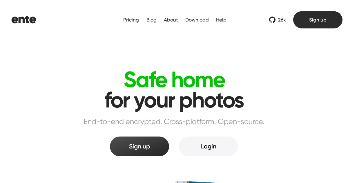 Ente Photos: Fully open-source, end-to-end encrypted