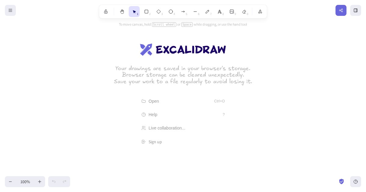 Excalidraw: Virtual whiteboard for sketching hand-drawn like