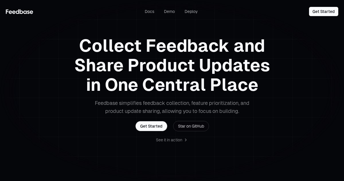 Feedbase: Open-source solution for collecting feedback and communicating updates